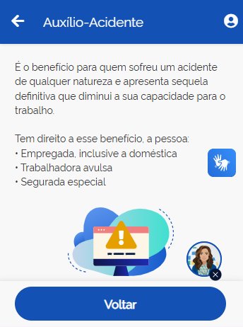 Sobre o serviço de auxílio-acidente no Meu INSS