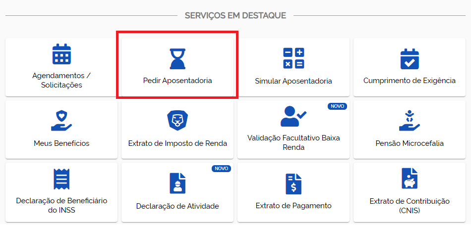 serviços meu inss