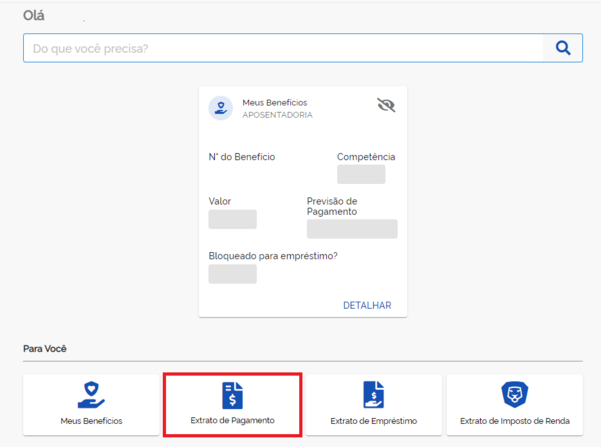 meu INSS extrato de pagamento