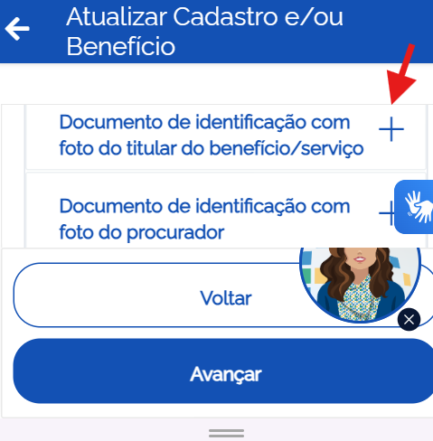 atualizar cadastro documentos