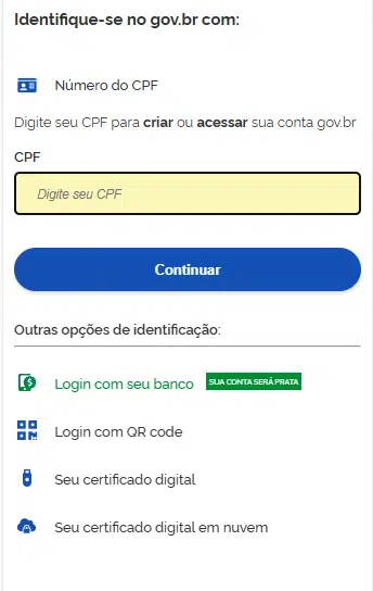 login meu inss