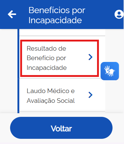 resultado de benefício por incapacidade meu inss