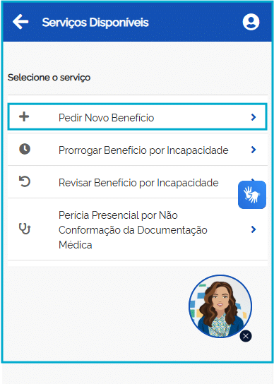 Pedir novo benefício por  incapacidade no Meu INSS