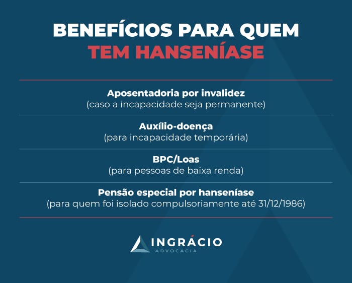 Benefícios para quem tem hanseníase