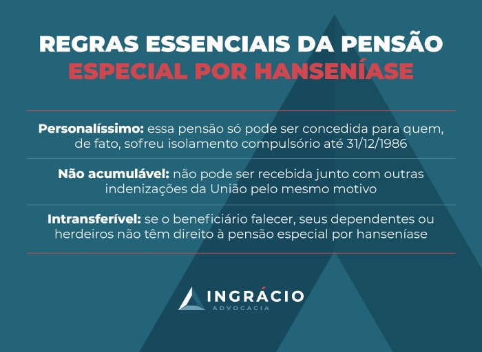 Regras essenciais da pensão especial por hanseníase