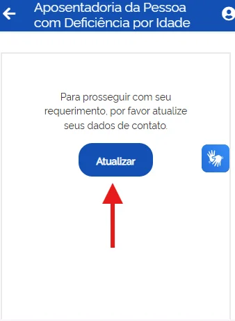 atualizar no meu inss