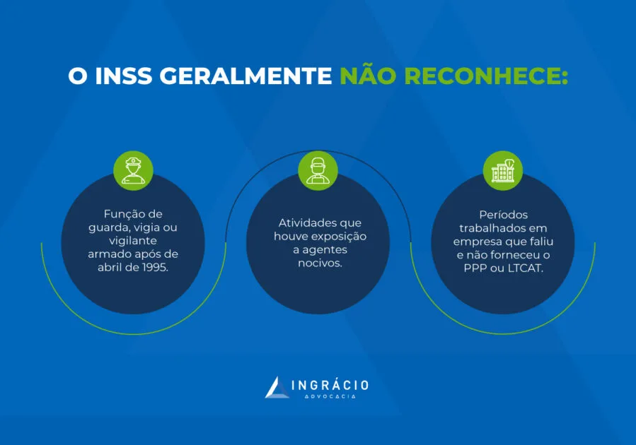 INSS não reconhece atividade especial na aposentadoria