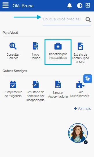 Solicitar benefício por incapacidade Meu INSS