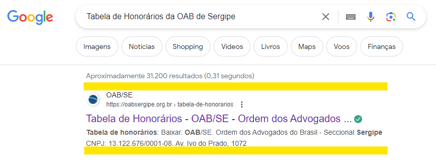 Pesquisa no Google