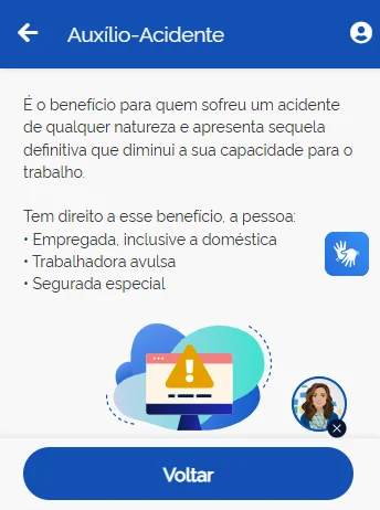 Sobre o serviço de auxílio-acidente no Meu INSS