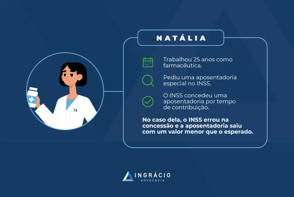 exemplo aposentadoria errada inss