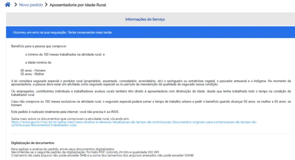 meu inss aposentadoria rural