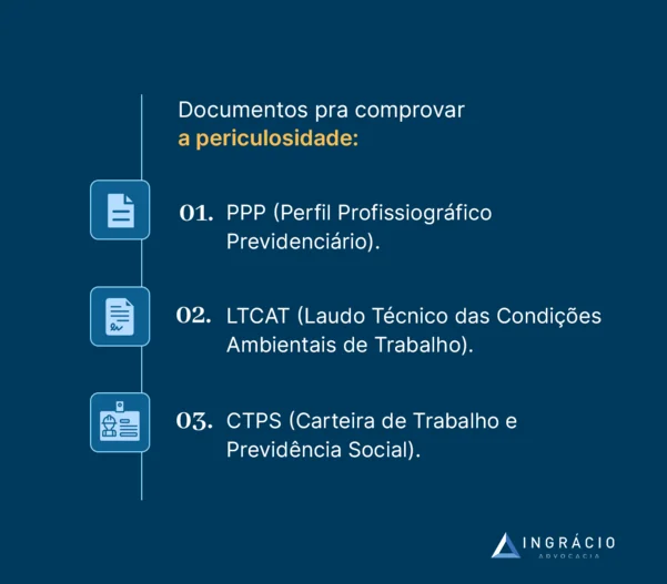 documentos para comprovar periculosidade