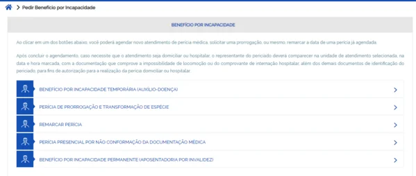 pedir aposentadoria por invalidez meu inss