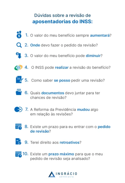 Dúvidas sobre a Revisão de Benefícios do INSS