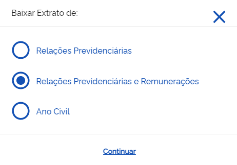 Relações previdenciárias e remunerações