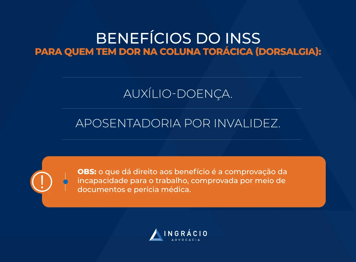 benefícios do inss para quem tem dor na colun torácica