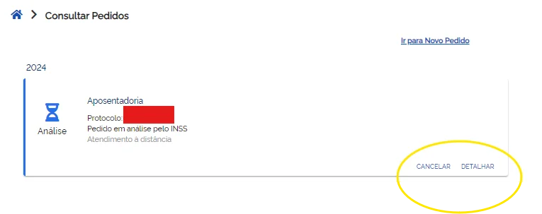 consultar pedido de aposentadoria especial meu inss