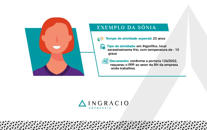 exemplo de documentos necessários para aposentadoria especial