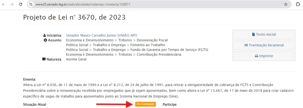 PL (Projeto de Lei) 3.6702023