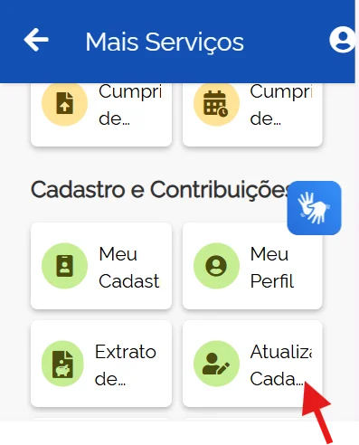 atualizar cadastro meu inss