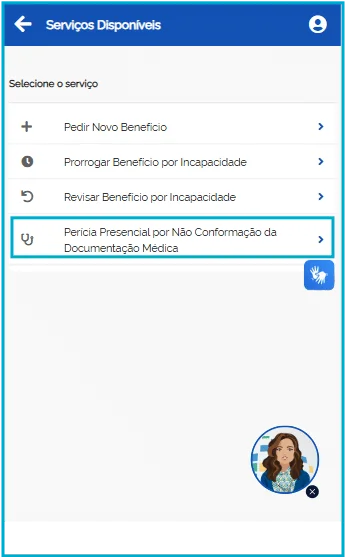 Perícia médica presencial