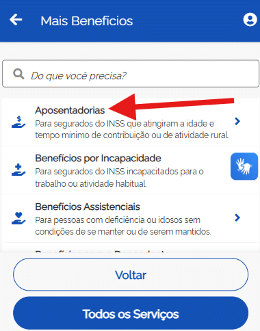 aposentadorias no meu inss