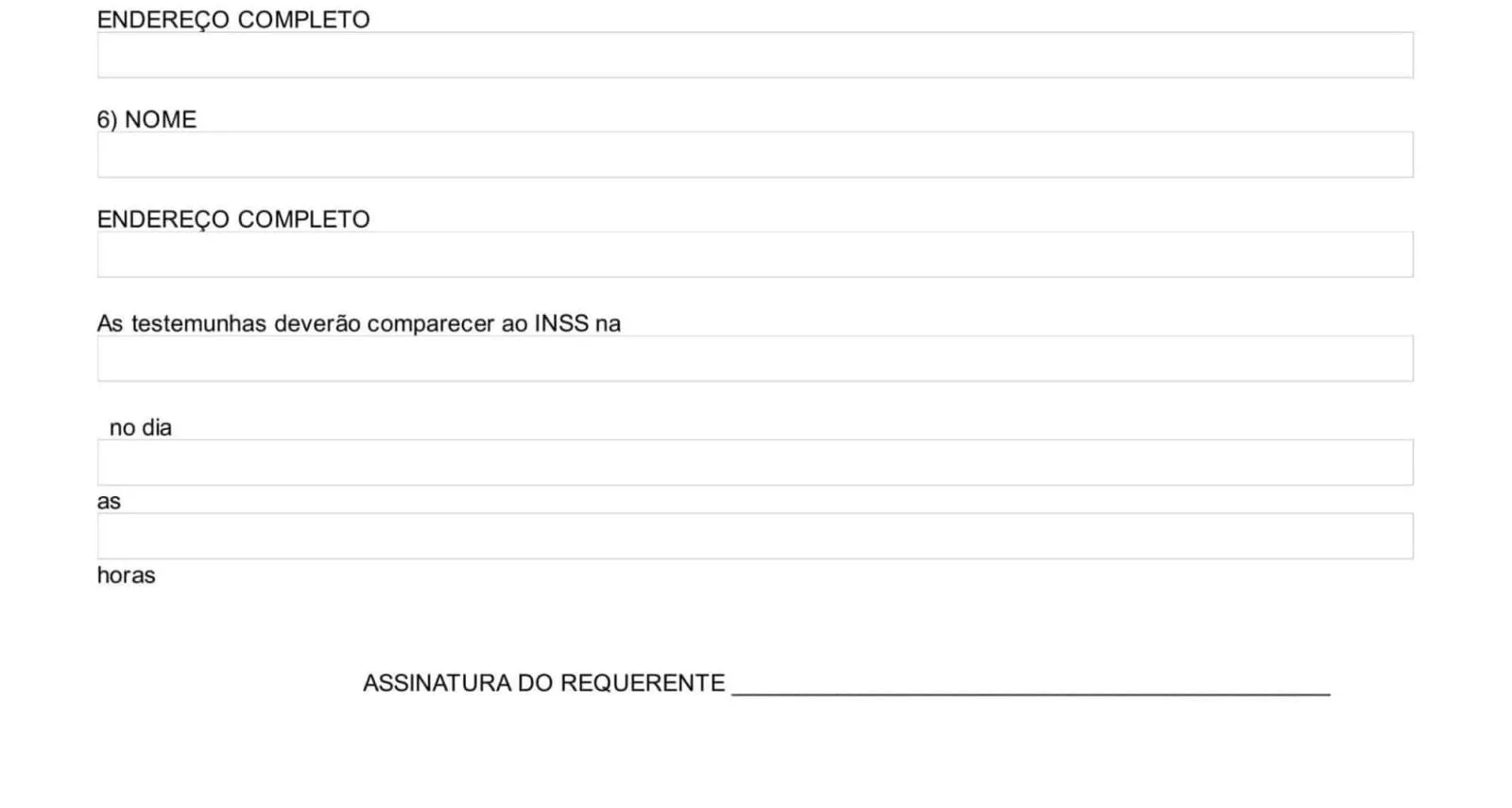 Justificação Administrativa INSS